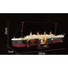WE GAME COMING 66010 WELLEADZ 6108 TITANIC VÀ TẢNG BĂNG TRÔI bộ đồ chơi xếp lắp ráp ghép mô hình 2288 khối