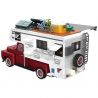 WE GAME COMING 66008 XE TẢI CẮM TRẠI bộ đồ chơi xếp lắp ráp ghép mô hình Creator TRUCK CAMPER Sáng Tạo 2188 khối