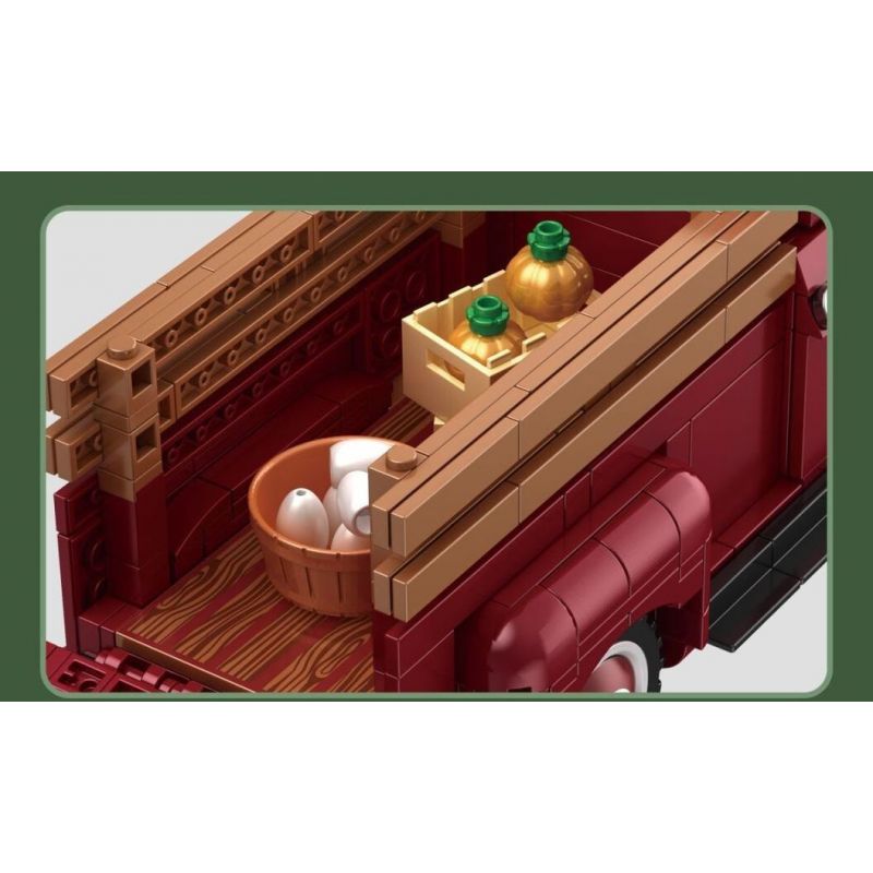 WE GAME COMING 66008 XE TẢI CẮM TRẠI bộ đồ chơi xếp lắp ráp ghép mô hình Creator TRUCK CAMPER Sáng Tạo 2188 khối