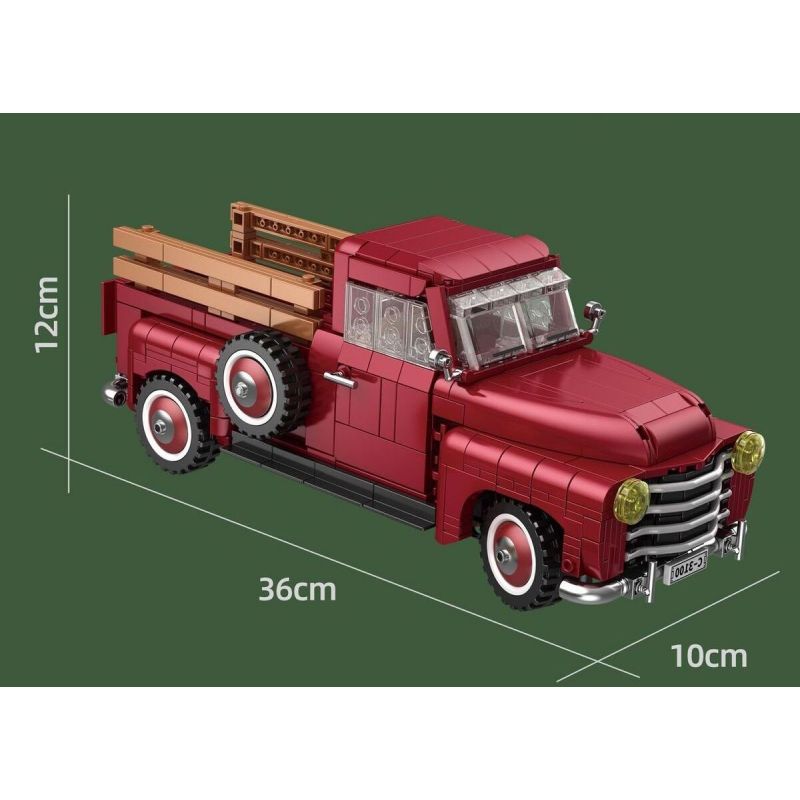 WE GAME COMING 66008 XE TẢI CẮM TRẠI bộ đồ chơi xếp lắp ráp ghép mô hình Creator TRUCK CAMPER Sáng Tạo 2188 khối