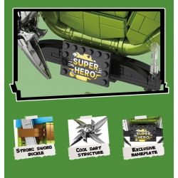 WE GAME COMING 66033 VỎ RÙA NINJA ĐỘT BIẾN TUỔI TEEN bộ đồ chơi xếp lắp ráp ghép mô hình Movie & Game TURTLES Phim Và Trò Chơi 1266 khối