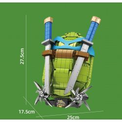 WE GAME COMING 66033 VỎ RÙA NINJA ĐỘT BIẾN TUỔI TEEN bộ đồ chơi xếp lắp ráp ghép mô hình Movie & Game TURTLES Phim Và Trò Chơi 1266 khối