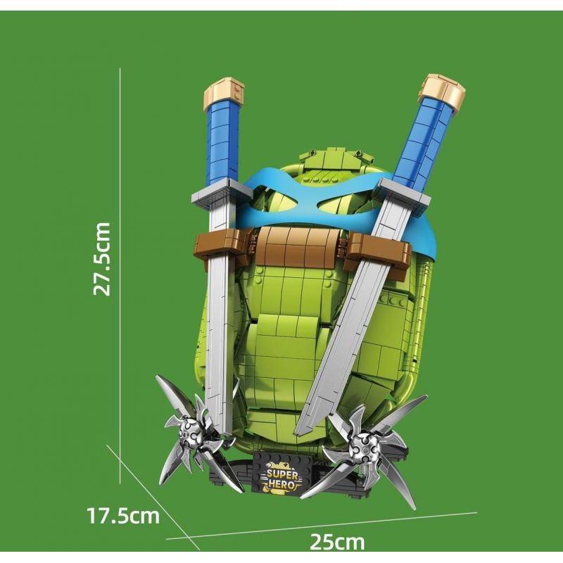 WE GAME COMING 66033 VỎ RÙA NINJA ĐỘT BIẾN TUỔI TEEN bộ đồ chơi xếp lắp ráp ghép mô hình Movie & Game TURTLES Phim Và Trò Chơi 1266 khối