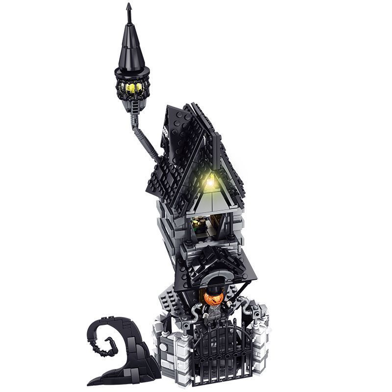 WE GAME COMING 66007 NGÔI NHÀ MA ÁM HALLOWEEN bộ đồ chơi xếp lắp ráp ghép mô hình Creator JACK'S HOUSE Sáng Tạo 766 khối