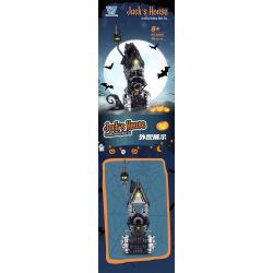 WE GAME COMING 66007 NGÔI NHÀ MA ÁM HALLOWEEN bộ đồ chơi xếp lắp ráp ghép mô hình Creator JACK'S HOUSE Sáng Tạo 766 khối