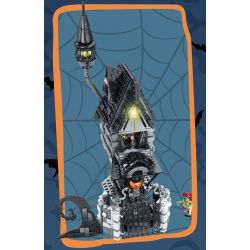 WE GAME COMING 66007 NGÔI NHÀ MA ÁM HALLOWEEN bộ đồ chơi xếp lắp ráp ghép mô hình Creator JACK'S HOUSE Sáng Tạo 766 khối