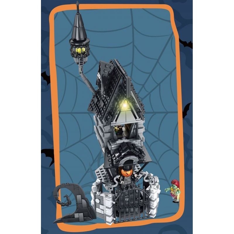 WE GAME COMING 66007 NGÔI NHÀ MA ÁM HALLOWEEN bộ đồ chơi xếp lắp ráp ghép mô hình Creator JACK'S HOUSE Sáng Tạo 766 khối