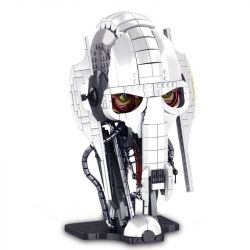 WE GAME COMING 66005 MŨ TƯỚNG ĐAU KHỔ CỦA SẦU bộ đồ chơi xếp lắp ráp ghép mô hình Star Wars GENERAL GRIEVOUS HELMET Chiến Tranh Giữa Các Vì Sao 788 khối