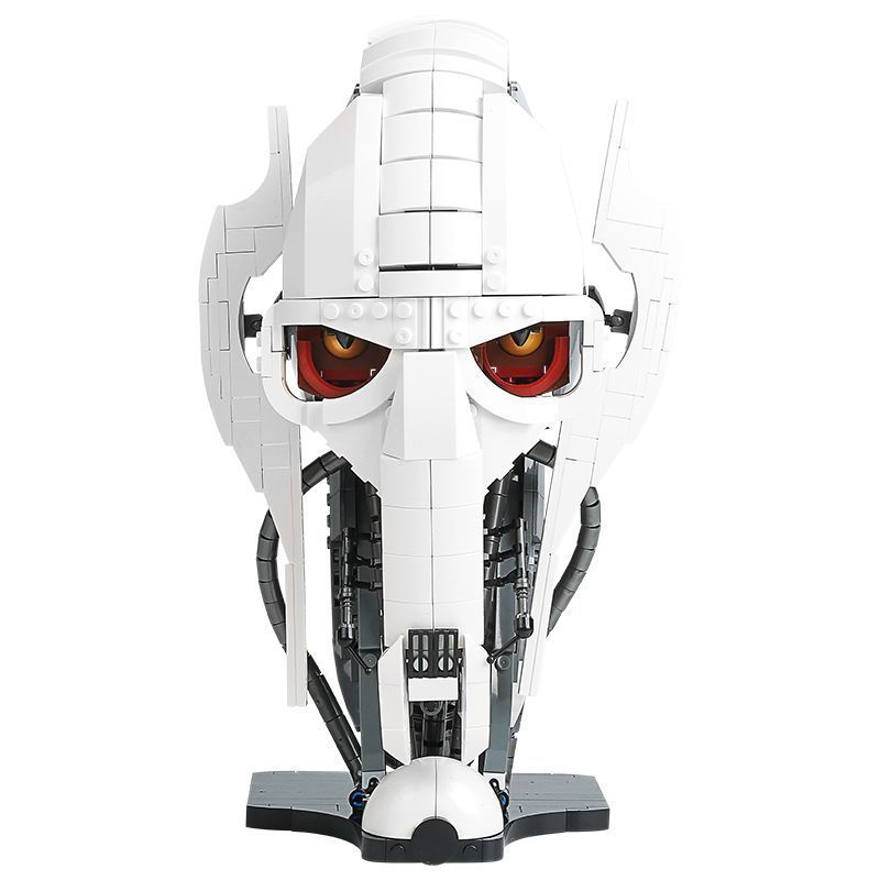 WE GAME COMING 66005 MŨ TƯỚNG ĐAU KHỔ CỦA SẦU bộ đồ chơi xếp lắp ráp ghép mô hình Star Wars GENERAL GRIEVOUS HELMET Chiến Tranh Giữa Các Vì Sao 788 khối