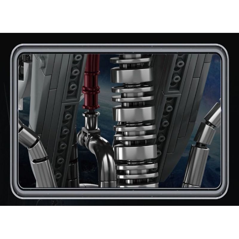 WE GAME COMING 66005 MŨ TƯỚNG ĐAU KHỔ CỦA SẦU bộ đồ chơi xếp lắp ráp ghép mô hình Star Wars GENERAL GRIEVOUS HELMET Chiến Tranh Giữa Các Vì Sao 788 khối