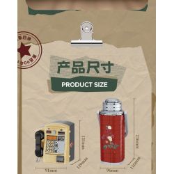 TOP TOY TC1912 1912 THIẾT BỊ GIA DỤNG RETRO 4.0 ẤM ĐUN NƯỚC CỔ ĐIỂN bộ đồ chơi xếp lắp ráp ghép mô hình 450 khối