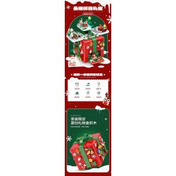 GULY 60506 HỘP QUÀ GIÁNG SINH BẤT NGỜ bộ đồ chơi xếp lắp ráp ghép mô hình Creator Sáng Tạo 2866 khối