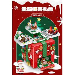 GULY 60506 HỘP QUÀ GIÁNG SINH BẤT NGỜ bộ đồ chơi xếp lắp ráp ghép mô hình Creator Sáng Tạo 2866 khối