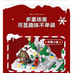 GULY 60506 HỘP QUÀ GIÁNG SINH BẤT NGỜ bộ đồ chơi xếp lắp ráp ghép mô hình Creator Sáng Tạo 2866 khối