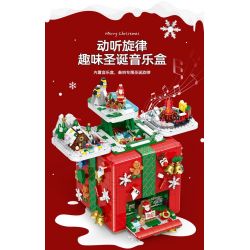 GULY 60506 HỘP QUÀ GIÁNG SINH BẤT NGỜ bộ đồ chơi xếp lắp ráp ghép mô hình Creator Sáng Tạo 2866 khối