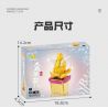 Kazi KY81123 81123 NGÔN NGỮ CỦA CÁC LOÀI HOA 8 LOẠI THU HẢI ĐƯỜNG THỦY TIÊN MỘC QUA MAO ĐỊA HOÀNG ĐỖ QUYÊN LỤC BÌNH CLIVIA LÁ BẮC VÀNG bộ đồ chơi xếp lắp ráp ghép mô hình Creator FLOWER LANGUAGE Sáng Tạo 805 khối