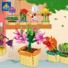 Kazi KY81124 81124 NGÔN NGỮ HOA 8 LOẠI CÚC LAN ANH TÚC ĐÈN LỒNG BƯỚM MỘC CỦ SEN HÀNH LÁ bộ đồ chơi xếp lắp ráp ghép mô hình Creator FLOWER LANGUAGE Sáng Tạo 805 khối