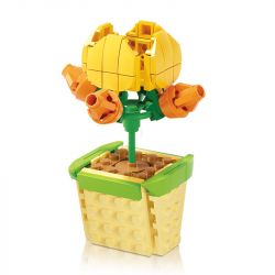 Kazi KY81124 81124 NGÔN NGỮ HOA 8 LOẠI CÚC LAN ANH TÚC ĐÈN LỒNG BƯỚM MỘC CỦ SEN HÀNH LÁ bộ đồ chơi xếp lắp ráp ghép mô hình Creator FLOWER LANGUAGE Sáng Tạo 805 khối