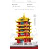 SEMBO 601556 THÁP HẠC VÀNG bộ đồ chơi xếp lắp ráp ghép mô hình Creator Sáng Tạo 1487 khối