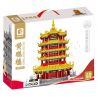 SEMBO 601557 THÁP HẠC VÀNG bộ đồ chơi xếp lắp ráp ghép mô hình Creator Sáng Tạo 2690 khối