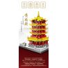 SEMBO 601557 THÁP HẠC VÀNG bộ đồ chơi xếp lắp ráp ghép mô hình Creator Sáng Tạo 2690 khối