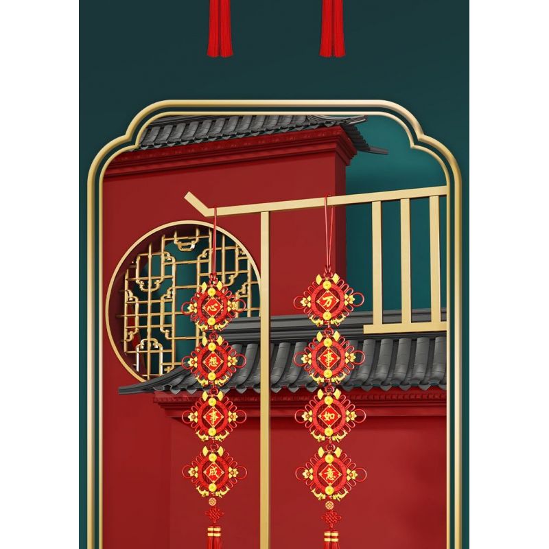 SEMBO 605036 LỄ HỘI FUMANLIAN bộ đồ chơi xếp lắp ráp ghép mô hình Creator Sáng Tạo 376 khối