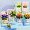ZHEGAO 621011 GẤU VỪA CHỚM NỞ ĐẦY MÀU SẮC VÀ MỌNG NƯỚC bộ đồ chơi xếp lắp ráp ghép mô hình Creator Sáng Tạo