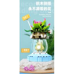 ZHEGAO 621011 GẤU VỪA CHỚM NỞ ĐẦY MÀU SẮC VÀ MỌNG NƯỚC bộ đồ chơi xếp lắp ráp ghép mô hình Creator Sáng Tạo