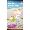 ZHEGAO 621011 GẤU VỪA CHỚM NỞ ĐẦY MÀU SẮC VÀ MỌNG NƯỚC bộ đồ chơi xếp lắp ráp ghép mô hình Creator Sáng Tạo