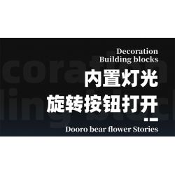 ZHEGAO 621011 GẤU VỪA CHỚM NỞ ĐẦY MÀU SẮC VÀ MỌNG NƯỚC bộ đồ chơi xếp lắp ráp ghép mô hình Creator Sáng Tạo