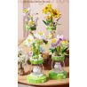 ZHEGAO 621012 NHỮNG BÔNG HOA ĐẦY MÀU SẮC VỪA CHỚM NỞ bộ đồ chơi xếp lắp ráp ghép mô hình Creator Sáng Tạo