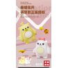ZHEGAO 621012 NHỮNG BÔNG HOA ĐẦY MÀU SẮC VỪA CHỚM NỞ bộ đồ chơi xếp lắp ráp ghép mô hình Creator Sáng Tạo