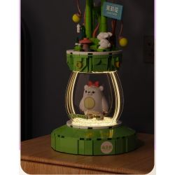 ZHEGAO 621012 NHỮNG BÔNG HOA ĐẦY MÀU SẮC VỪA CHỚM NỞ bộ đồ chơi xếp lắp ráp ghép mô hình Creator Sáng Tạo