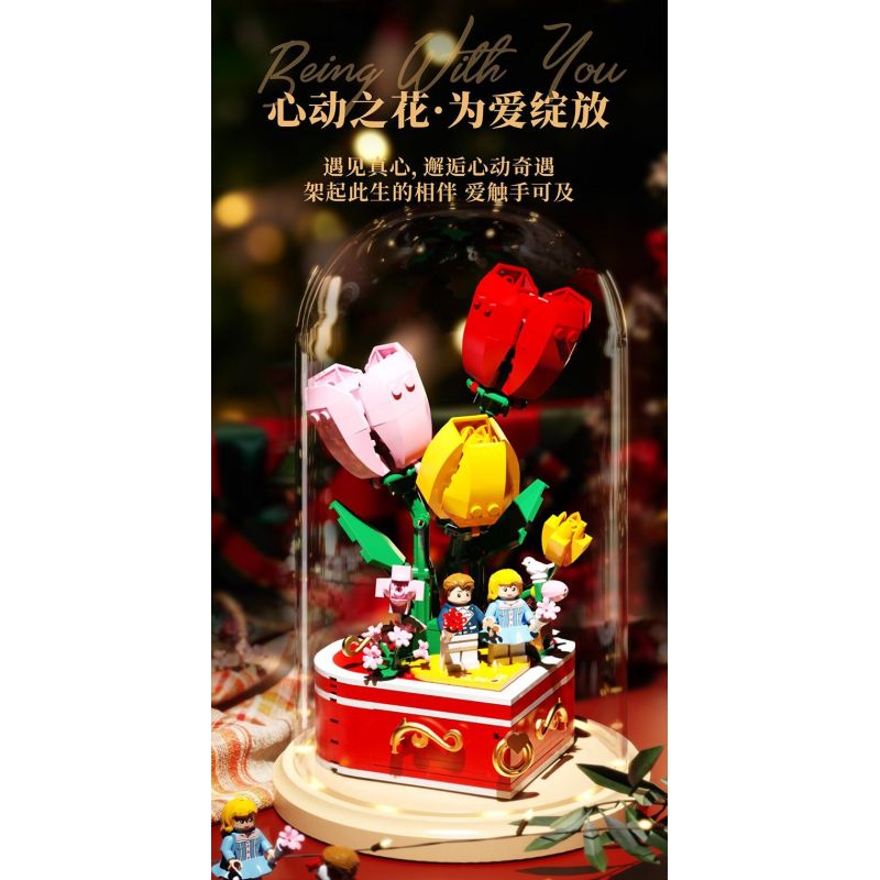 QUNO 88002 BẠN THẬT THƠM bộ đồ chơi xếp lắp ráp ghép mô hình Creator Sáng Tạo