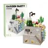 TAKUGI T6002 6002 TIỆC SÂN VƯỜN HỘP ĐỰNG MỌNG NƯỚC bộ đồ chơi xếp lắp ráp ghép mô hình Gear Đồ Lắp Ghép 513 khối