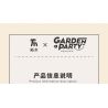 TAKUGI T6002 6002 TIỆC SÂN VƯỜN HỘP ĐỰNG MỌNG NƯỚC bộ đồ chơi xếp lắp ráp ghép mô hình Gear Đồ Lắp Ghép 513 khối