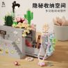 TAKUGI T6002 6002 TIỆC SÂN VƯỜN HỘP ĐỰNG MỌNG NƯỚC bộ đồ chơi xếp lắp ráp ghép mô hình Gear Đồ Lắp Ghép 513 khối