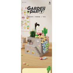 TAKUGI T6002 6002 TIỆC SÂN VƯỜN HỘP ĐỰNG MỌNG NƯỚC bộ đồ chơi xếp lắp ráp ghép mô hình Gear Đồ Lắp Ghép 513 khối