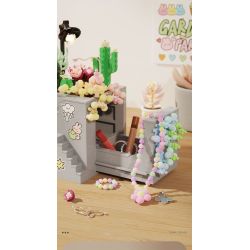 TAKUGI T6002 6002 TIỆC SÂN VƯỜN HỘP ĐỰNG MỌNG NƯỚC bộ đồ chơi xếp lắp ráp ghép mô hình Gear Đồ Lắp Ghép 513 khối