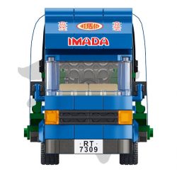 ROYAL TOYS RT62 CÂU CHUYỆN THỊ TRẤN NHỎ VẬN TẢI ĐƯỜNG BỘ NANYANG YIMA bộ đồ chơi xếp lắp ráp ghép mô hình City CITY STORY IMADA TRUCK Thành Phố 256 khối