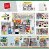 ROYAL TOYS RT57 CÂU CHUYỆN THỊ TRẤN NHỎ CỬA HÀNG VĂN PHÒNG PHẨM bộ đồ chơi xếp lắp ráp ghép mô hình City CITY STORY TRADITIONAL STATIONERY STORE Thành Phố 102 khối