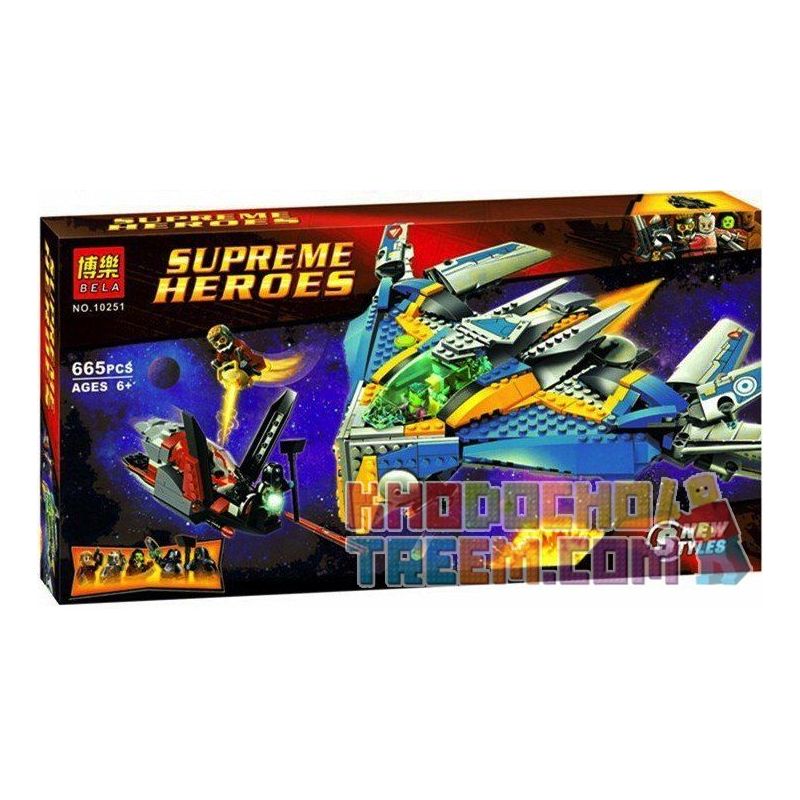 Bela 10251 Lari 10251 Xếp hình kiểu Lego MARVEL SUPER HEROES The Milano ...