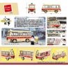 ROYAL TOYS RT63 CÂU CHUYỆN THỊ TRẤN NHỎ XE BUÝT 14 CHỖ NHỮNG NĂM 1970 bộ đồ chơi xếp lắp ráp ghép mô hình City CITY STORY PUBLIC LIGHT BUS 14 SEATS IN THE 1970S Thành Phố 317 khối