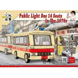 ROYAL TOYS RT63 CÂU CHUYỆN THỊ TRẤN NHỎ XE BUÝT 14 CHỖ NHỮNG NĂM 1970 bộ đồ chơi xếp lắp ráp ghép mô hình City CITY STORY PUBLIC LIGHT BUS 14 SEATS IN THE 1970S Thành Phố 317 khối