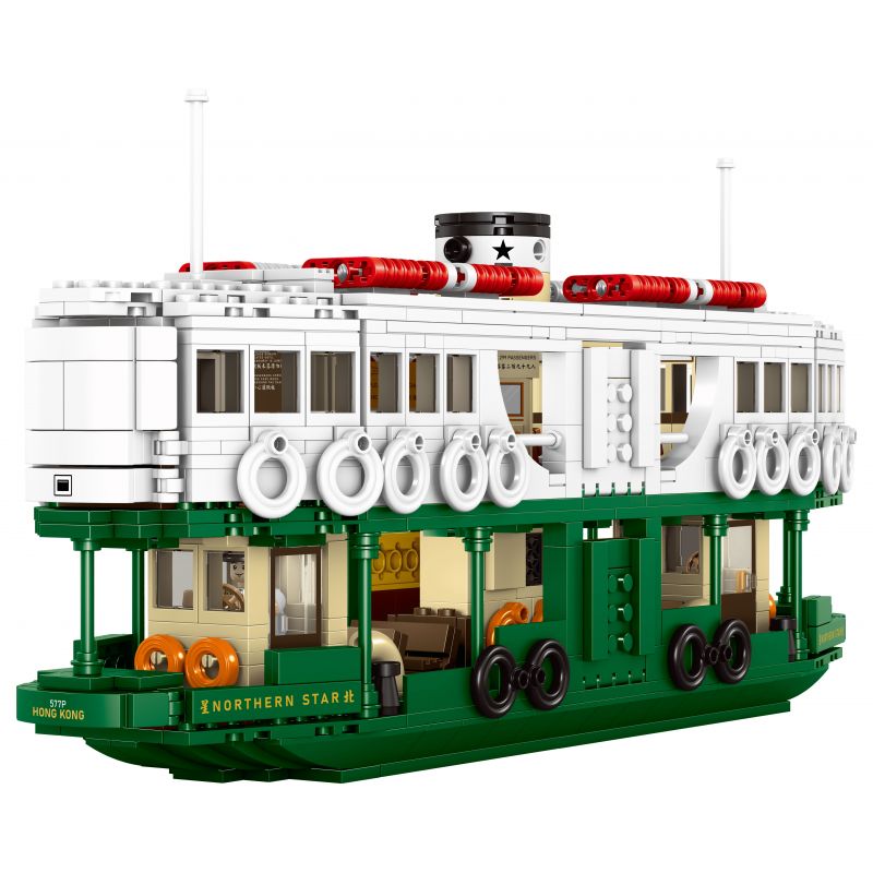 ROYAL TOYS RT59 non Lego CÂU CHUYỆN THỊ TRẤN NHỎ PHÀ NGÔI SAO HỒNG KÔNG bộ đồ chơi xếp lắp ráp ghép mô hình City CITY STORY STAR FERRY Thành Phố 1203 khối