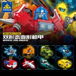 Kazi KY8099 8099 CƠ CHẾ BIẾN ĐỔI DẠNG KÉP bộ đồ chơi xếp lắp ráp ghép mô hình