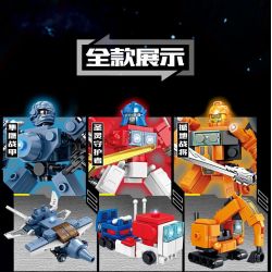 Kazi KY8099 8099 CƠ CHẾ BIẾN ĐỔI DẠNG KÉP bộ đồ chơi xếp lắp ráp ghép mô hình