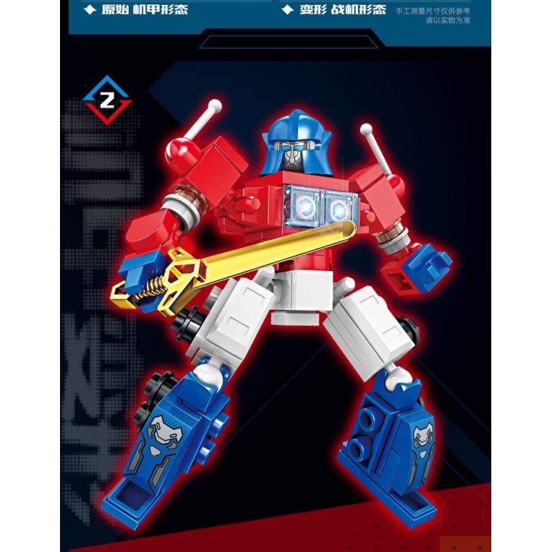 Kazi KY8099 8099 CƠ CHẾ BIẾN ĐỔI DẠNG KÉP bộ đồ chơi xếp lắp ráp ghép mô hình