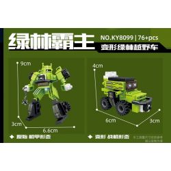 Kazi KY8099 8099 CƠ CHẾ BIẾN ĐỔI DẠNG KÉP bộ đồ chơi xếp lắp ráp ghép mô hình