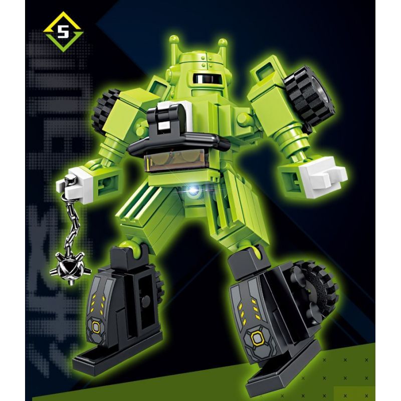 Kazi KY8099 8099 CƠ CHẾ BIẾN ĐỔI DẠNG KÉP bộ đồ chơi xếp lắp ráp ghép mô hình